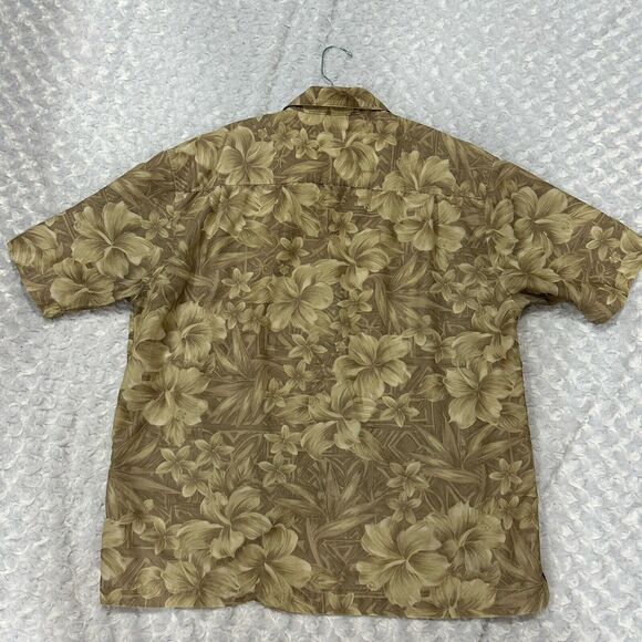 Quiksilver Edition Hawaiian Short Sleeve Button Up Shirt Size Large - Picture 2 of 8